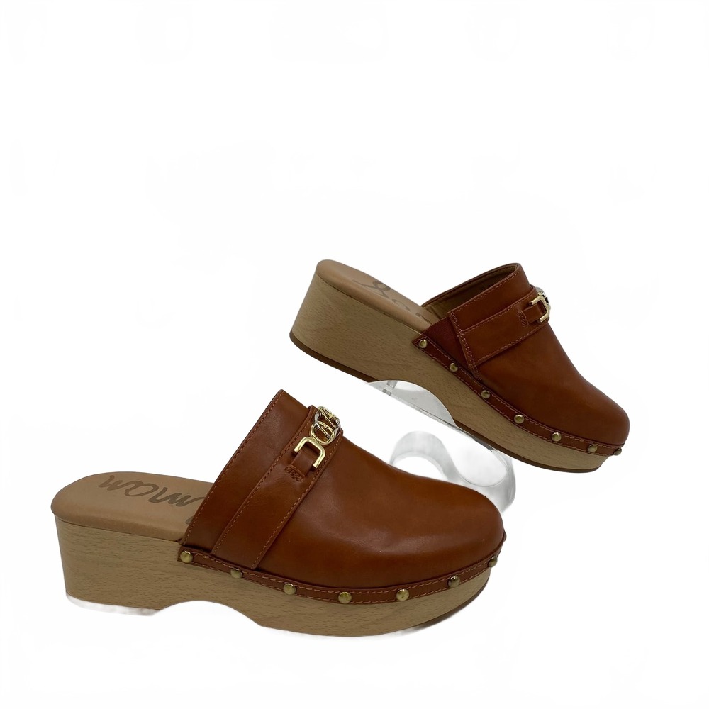 Sam Edelman Brown Shoes Studded clog mule | Womens 8.5
